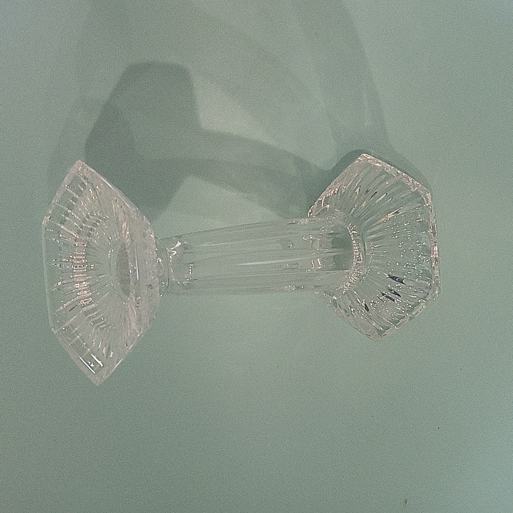 Crystal single candle stick/vase